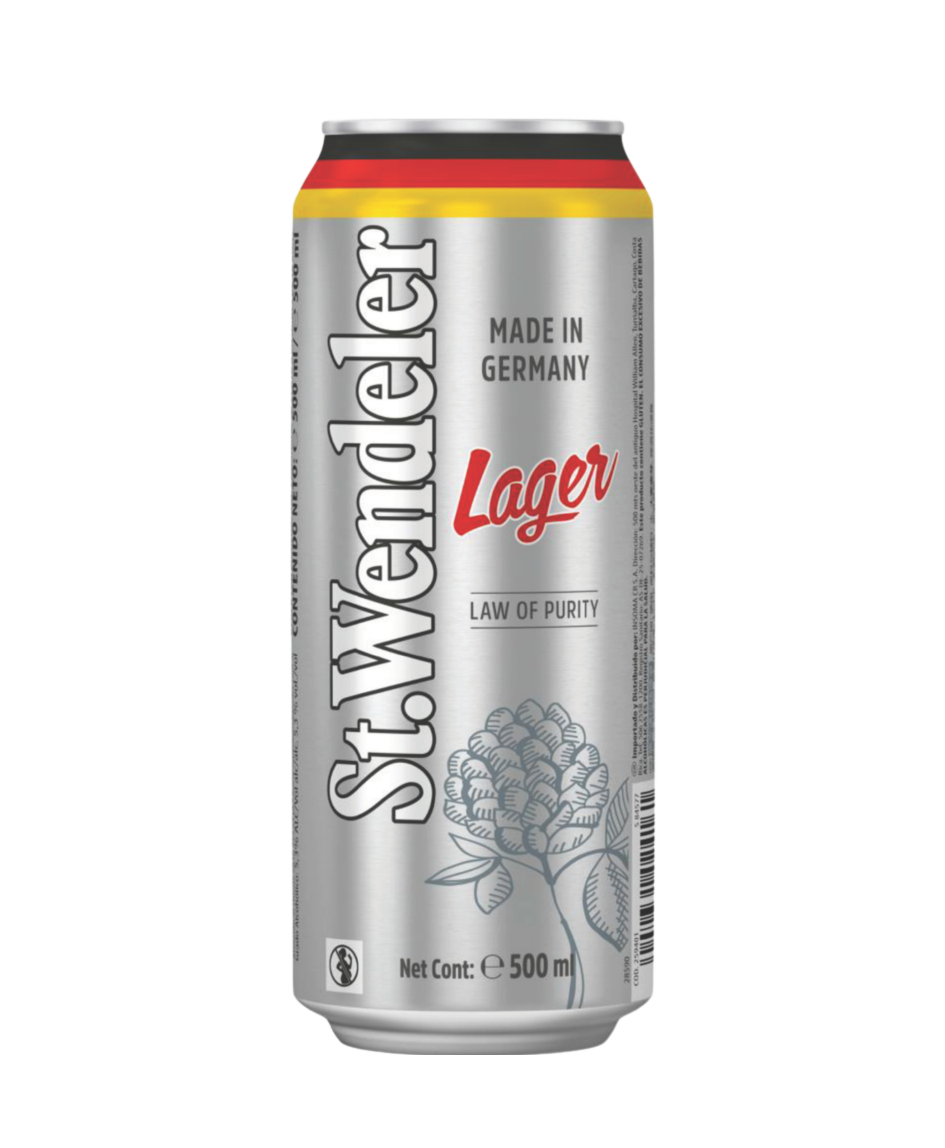 BIA ST. WENDELER LAGER - Bia lúa mạch  ( bia vàng ). 